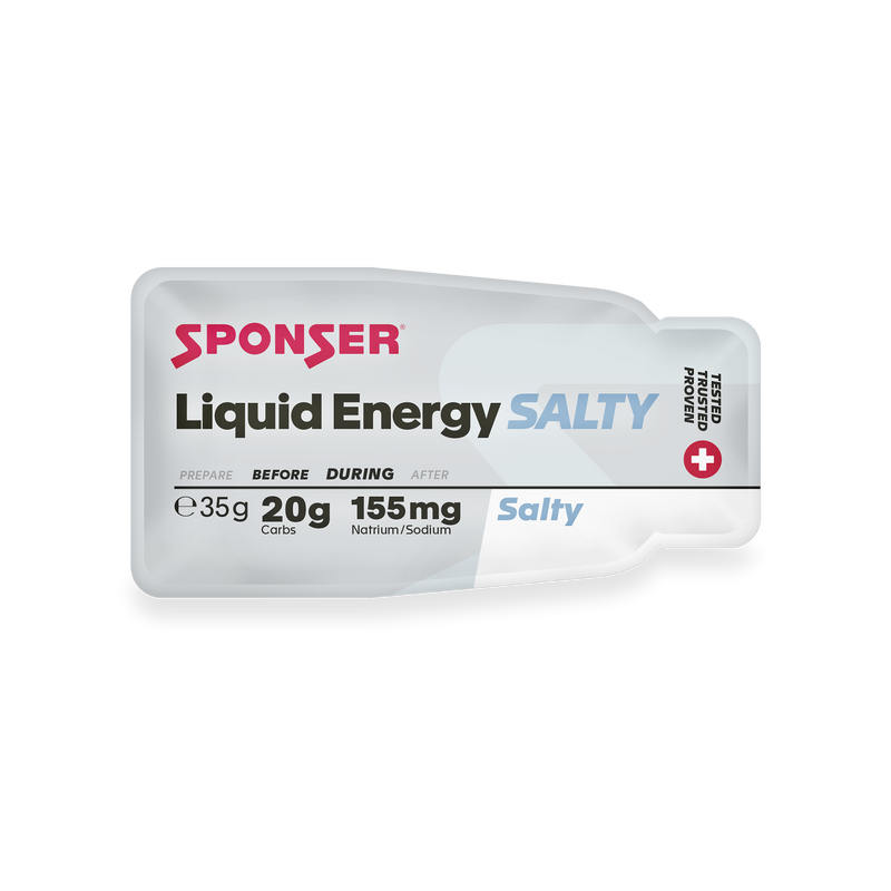 Sponser Liquid Energy Salty Carbohydrate gel 35g