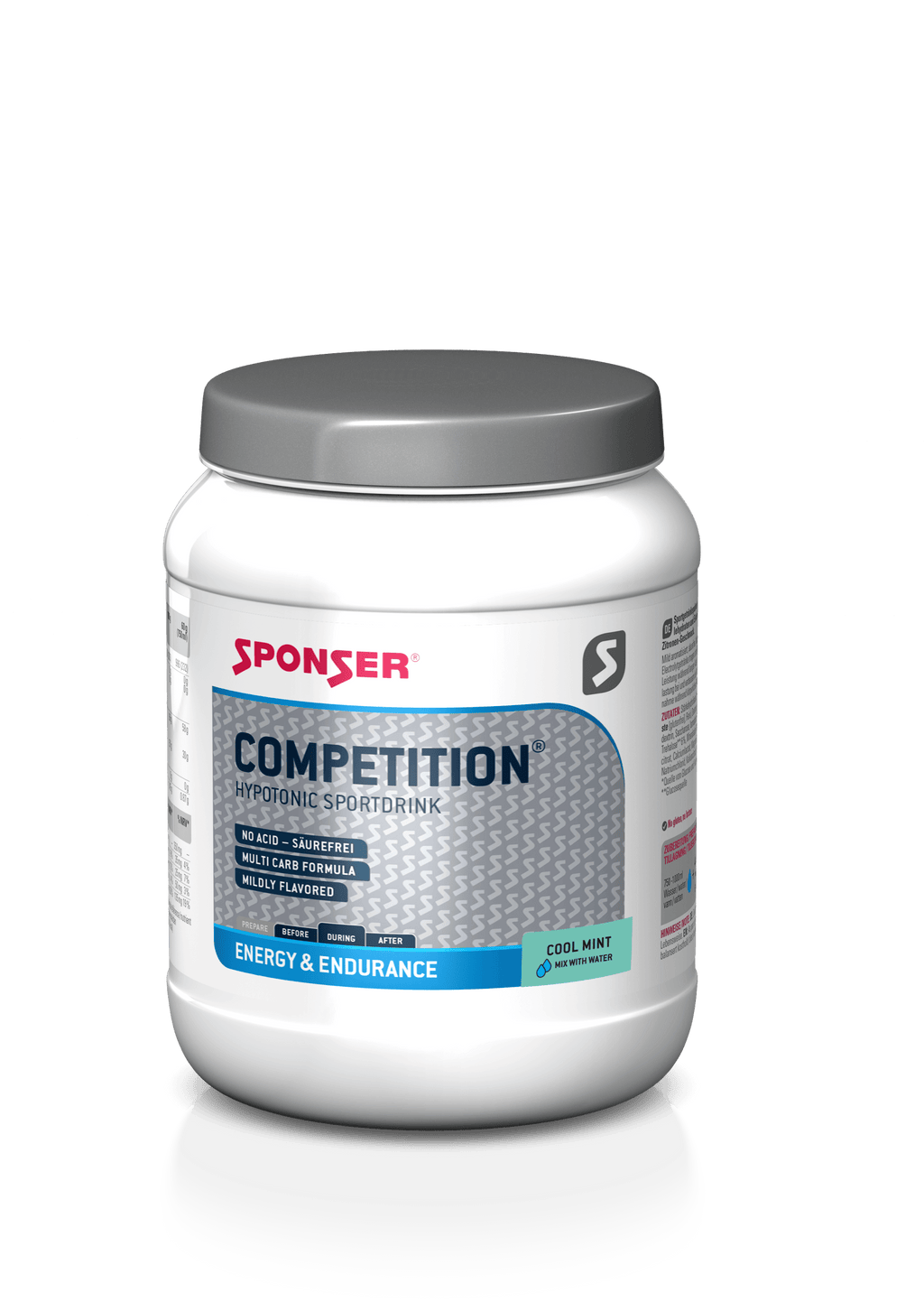 Sponser Competition Sport Drink Cool Mint 1000g jar - MedRara Store