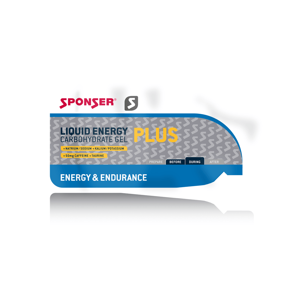Sponser Liquid Energy Plus carbohydrate gel 35g sachet - MedRara Store