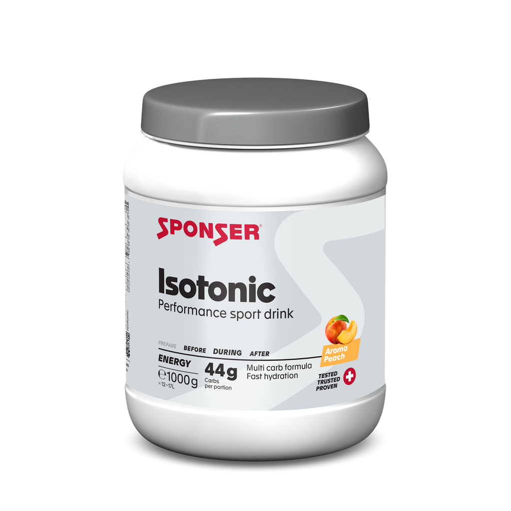 Sponser Isotonic Sport Drink 1000g jar Peach