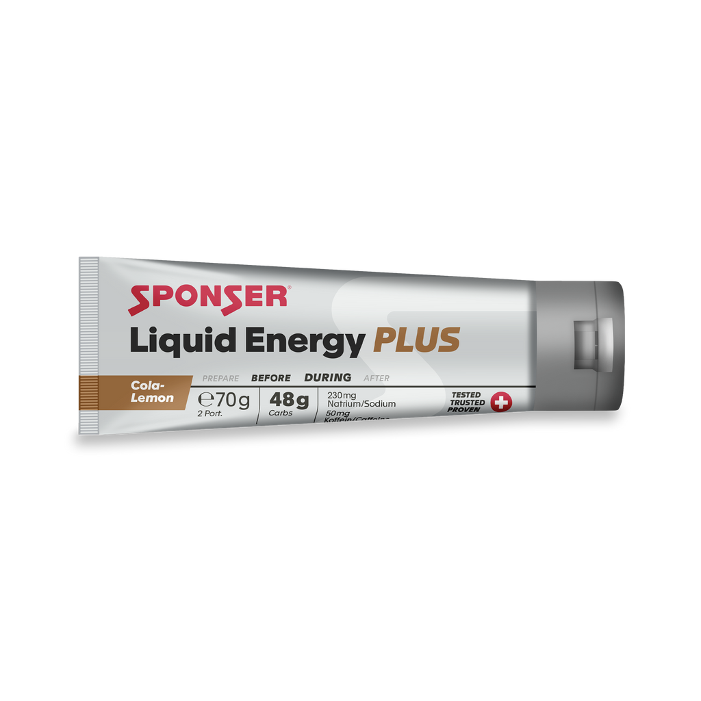 Sponser Liquid Energy Plus Cola-Lemon carbohydrate gel 70g