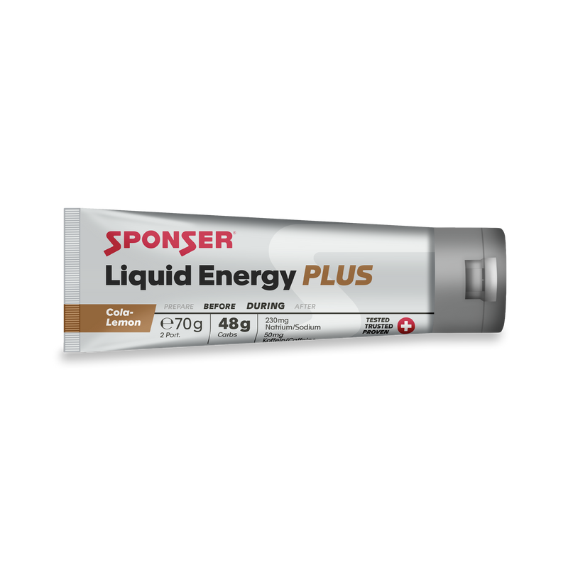 Sponser Liquid Energy Plus Cola-Lemon carbohydrate gel 70g