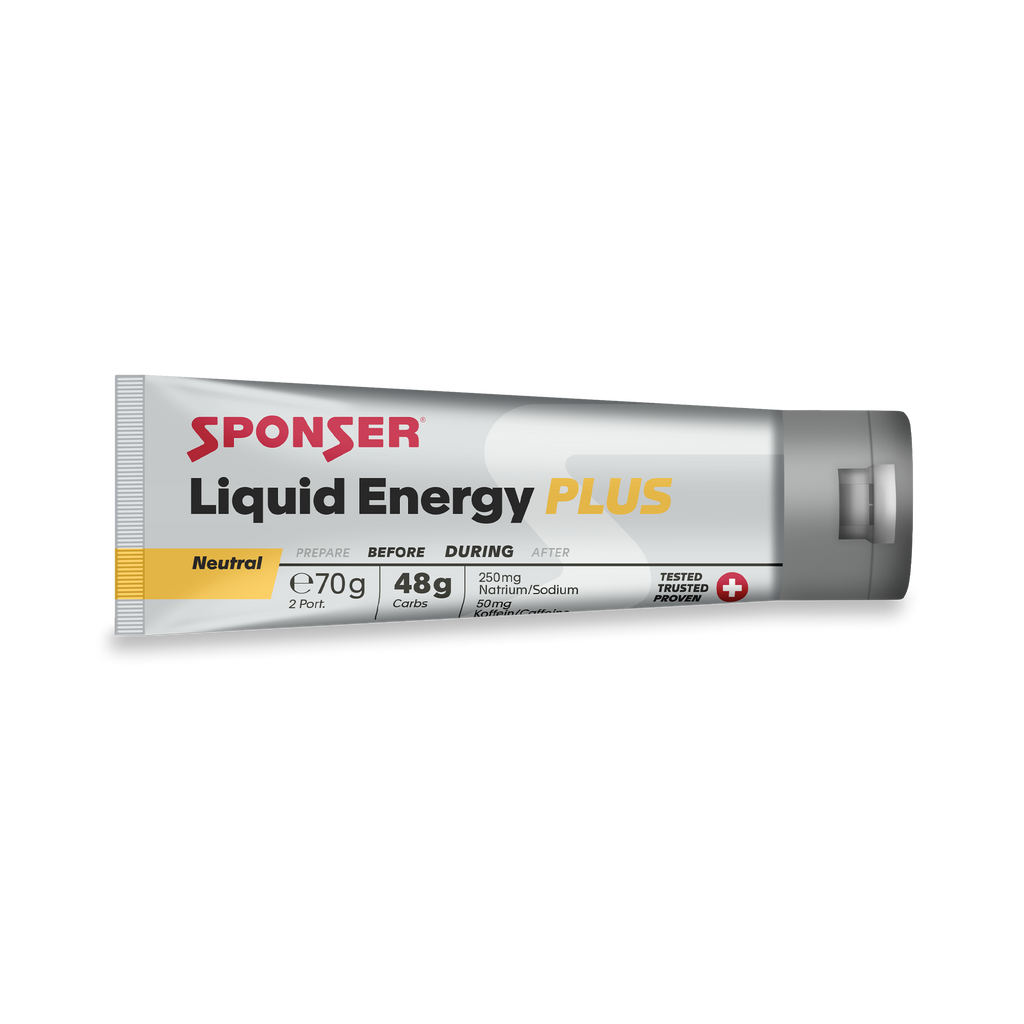 Sponser Liquid Energy Plus carbohydrate gel 70g tube