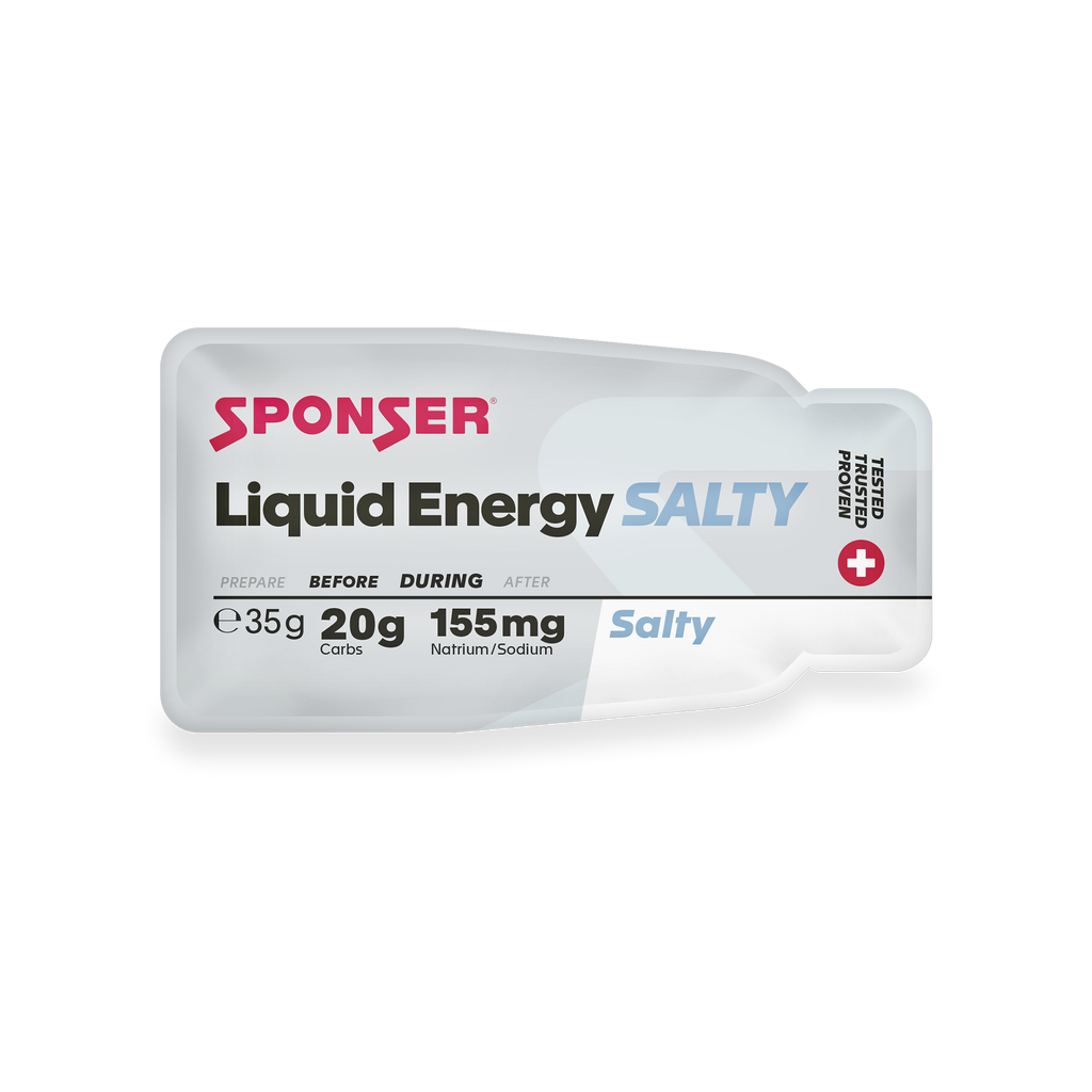 Sponser Liquid Energy Salty Carbohydrate gel 35g