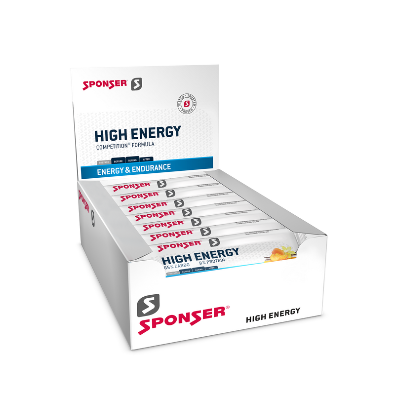 Sponser High Energy Bar Apricot-Vanilla 45g