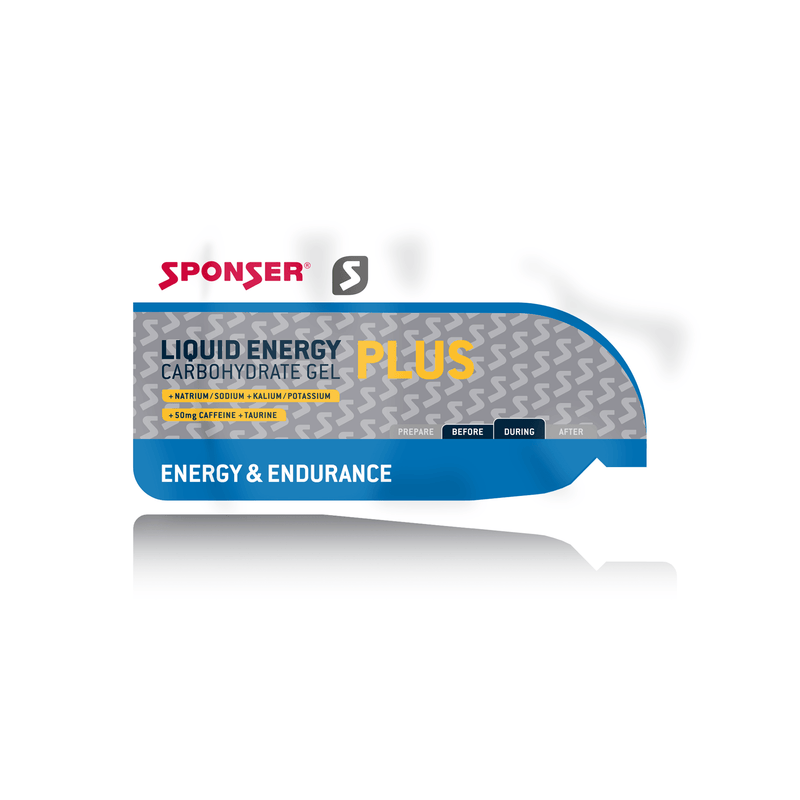 Sponser Liquid Energy Plus carbohydrate gel 35g sachet - MedRara Store