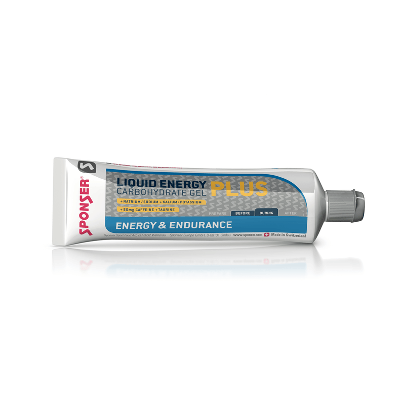 Sponser Liquid Energy Plus carbohydrate gel 70g tube - MedRara Store