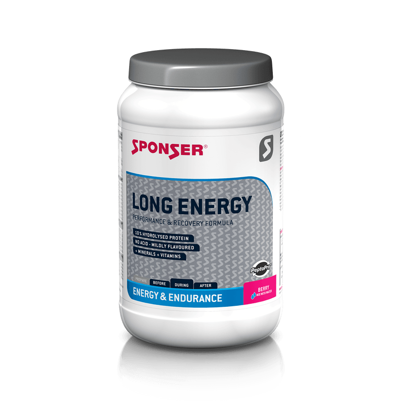 Sponser Long Energy 10% Protein Sport Drink Berry 1200g - MedRara Store